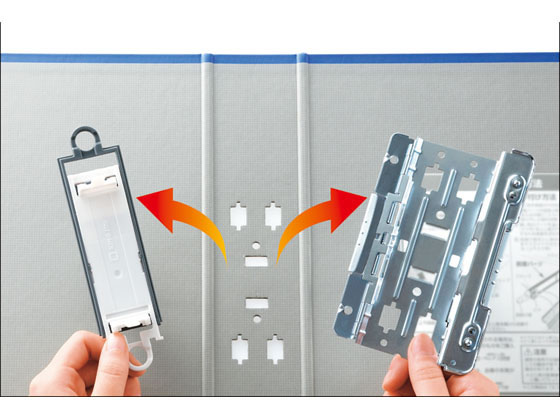 キングジム スーパードッチ脱・着イージー A4ヨコとじ厚40mm青10冊 1箱（ご注文単位1箱）【直送品】
