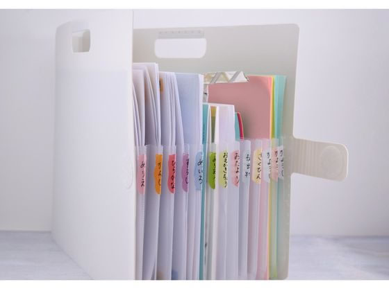 サクラクレパス こまごまファイルA4サイズホワイト TF-A4#50 1冊(ご注文単位1冊)【直送品】