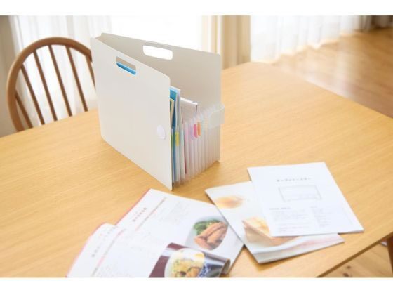 サクラクレパス こまごまファイルA4サイズホワイト TF-A4#50 1冊(ご注文単位1冊)【直送品】