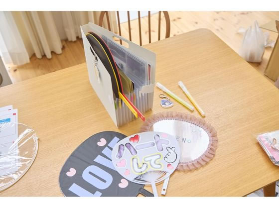 サクラクレパス こまごまファイルA4サイズホワイト TF-A4#50 1冊(ご注文単位1冊)【直送品】