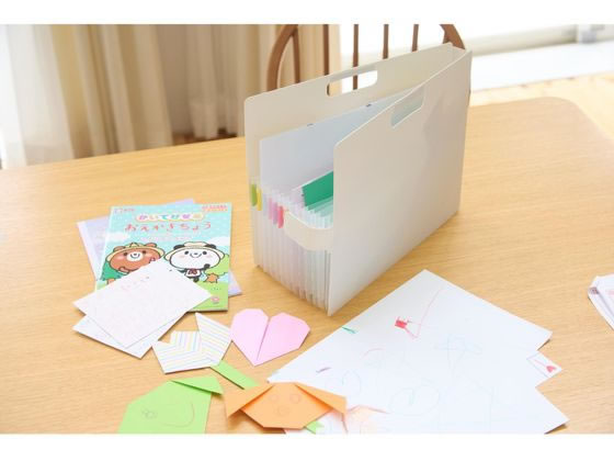 サクラクレパス こまごまファイルA4サイズホワイト TF-A4#50 1冊(ご注文単位1冊)【直送品】