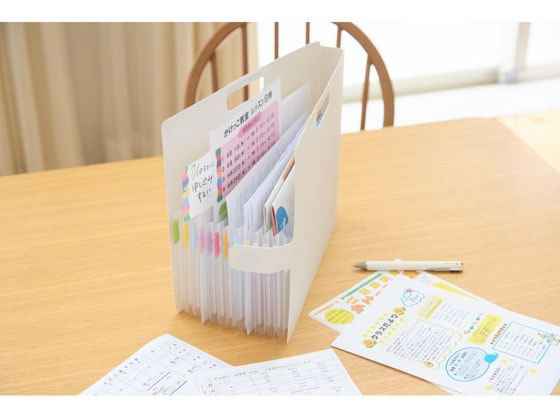 サクラクレパス こまごまファイルA4サイズホワイト TF-A4#50 1冊(ご注文単位1冊)【直送品】