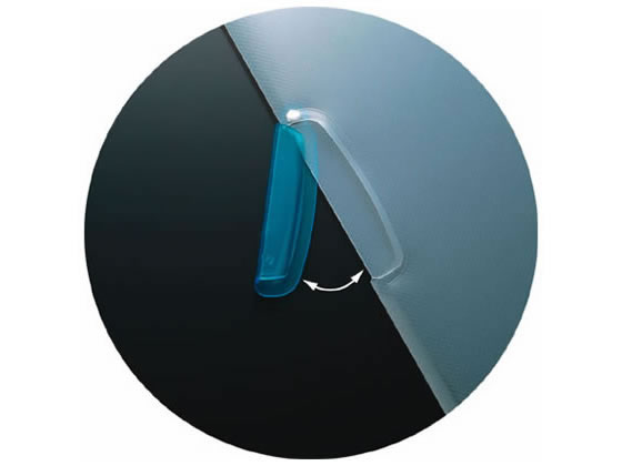 ビュートン ウィングクリップファイル A4タテ 20枚収容 ブルー 10冊 1箱(ご注文単位1箱)【直送品】