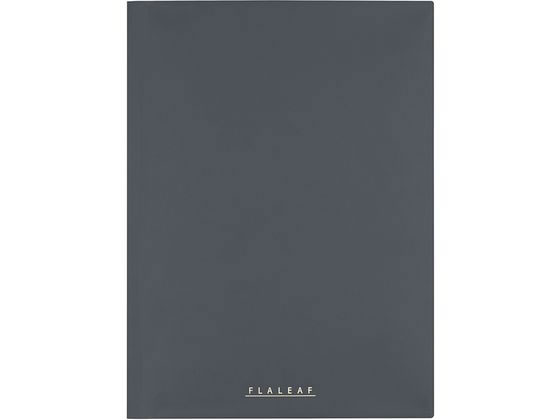 ナカバヤシ フラリーフ ロジカル・フラットバインダーノート B5 スモーキーブラック 1冊（ご注文単位1冊）【直送品】