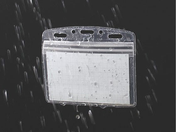 コクヨ 防水タッグ名札 名刺・IDカード用密閉チャック式 10個 1箱(ご注文単位1箱)【直送品】