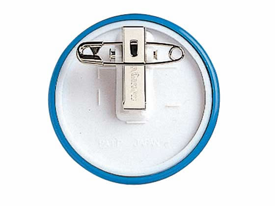 コクヨ 丸型名札 安全ピン・クリップ 両用型 φ50 赤 50個 1箱(ご注文単位1箱)【直送品】