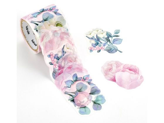 bande マスキングロールステッカー シャクヤクブーケ BDA807 1巻（ご注文単位1巻）【直送品】