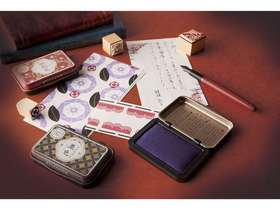 シヤチハタ いろもよう 1925 藤紫色 HAC-1A-LV 1個(ご注文単位1個)【直送品】