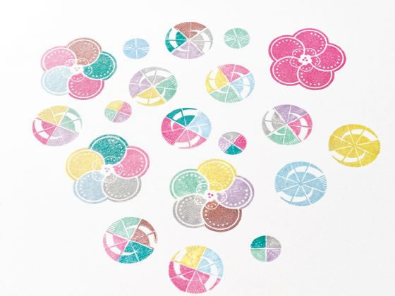 シヤチハタ いろもよう 光彩 わらべ 藤色 HAC-S1G-PV 1個（ご注文単位1個）【直送品】