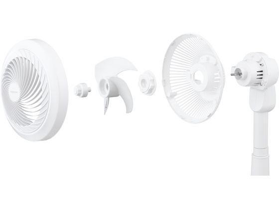 アイリスオーヤマ サーキュレーター扇風機 DC STF-SDC15TEC-W 1台(ご注文単位1台)【直送品】