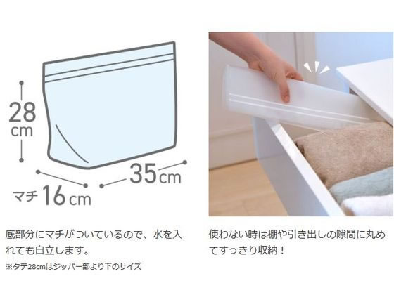 ストリックスデザイン つけ置き洗いジッパーバッグ 2枚 SA-204 1個(ご注文単位1個)【直送品】