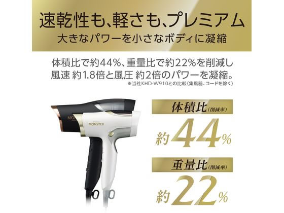 KOIZUMI BLDCダブルファンドライヤー KHDW990W 1台(ご注文単位1台)【直送品】