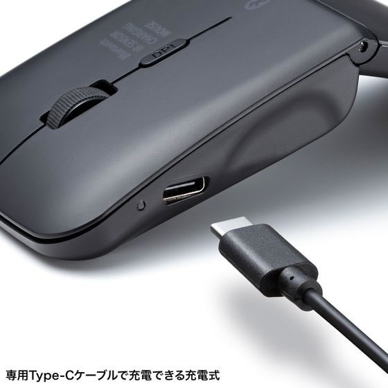 サンワサプライ 静音Bluetooth5.0 IR LEDマウス MA-BIS3116BK 1個（ご注文単位1個）【直送品】