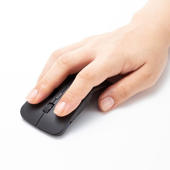 サンワサプライ 静音Bluetooth5.0 IR LEDマウス MA-BIS3116BK 1個（ご注文単位1個）【直送品】