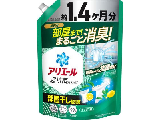 P&G アリエールジェル 部屋干し 詰替 超ジャンボサイズ 1kg 1個（ご注文単位1個）【直送品】