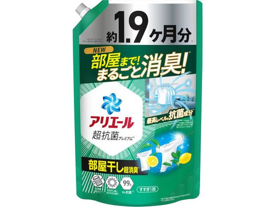 P&G アリエールジェル 部屋干し 詰替 ウルトラジャンボ 1.4kg 1個（ご注文単位1個）【直送品】