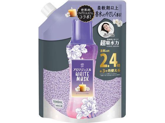 P&G レノアアロマジュエル ホワイトムスク 詰替 特大 1040mL 1個（ご注文単位1個）【直送品】