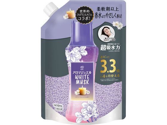 P&G レノアアロマジュエル ホワイトムスク 詰替 超特大 1410mL 1個（ご注文単位1個）【直送品】