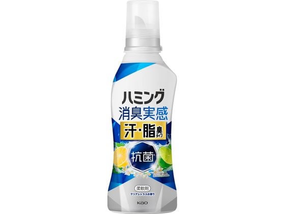 KAO ハミング 消臭実感 汗・脂臭タイプ クリアシトラス 本体 500mL 1本（ご注文単位1本）【直送品】