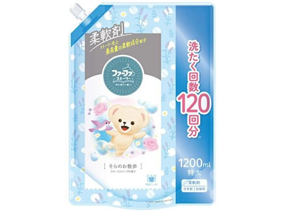 NSファーファJ ファーファストーリー柔軟剤そらのお散歩 詰替 1200mL 1個（ご注文単位1個）【直送品】