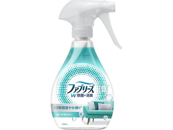 P&G ファブリーズW除菌 香りが残らないタイプ 本体 370mL 1本（ご注文単位1本）【直送品】