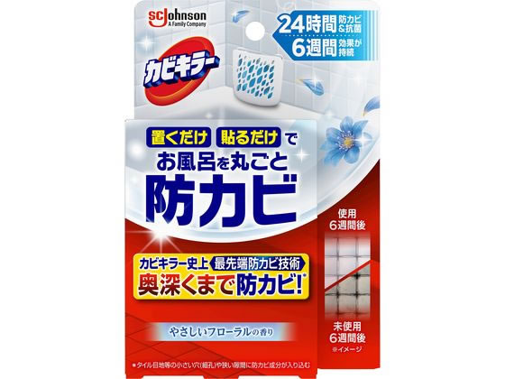 ジョンソン カビキラー置くだけ防カビジェル フローラル 本体 1個（ご注文単位1個）【直送品】