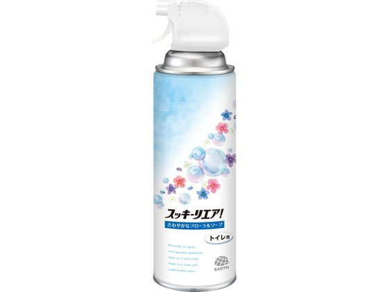 アース製薬 スッキーリエア! トイレ用 フローラルソープ 350mL 1本（ご注文単位1本）【直送品】