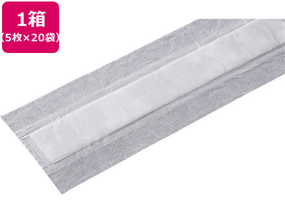 山崎産業 ウエットシート 60 5枚入 20袋 MO511-060X-MB 1箱(ご注文単位1箱)【直送品】