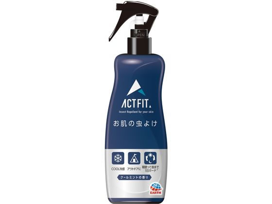 アース製薬 はだまも ACT FIT ミスト 200mL 1本（ご注文単位1本）【直送品】