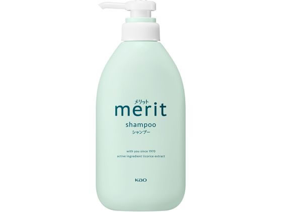 KAO メリット シャンプー ポンプ 450mL 1本(ご注文単位1本)【直送品】