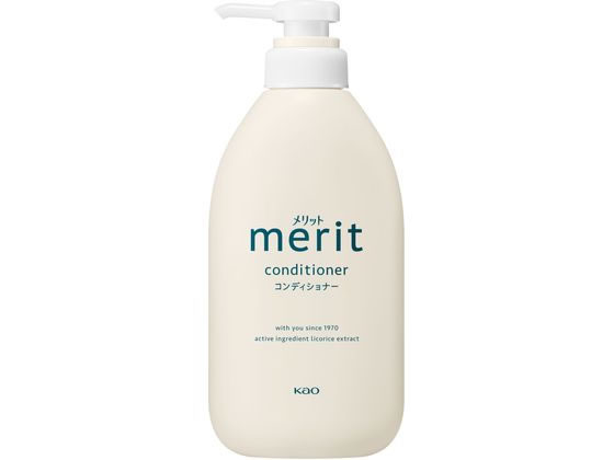 KAO メリット コンディショナー ポンプ 450mL 1本(ご注文単位1本)【直送品】