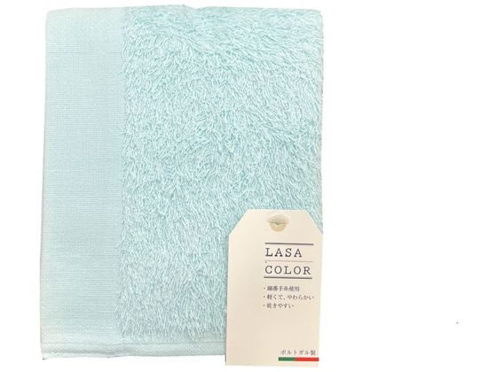 林 ラサカラー フェイスタオル ブルー FI702001 1枚（ご注文単位1枚）【直送品】