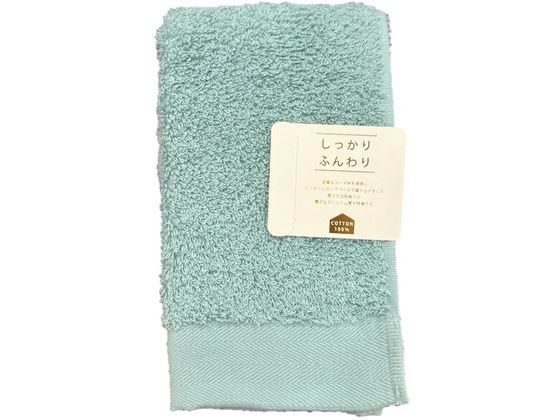 林 テックカラー フェイスタオル グリーン FO438004 1枚（ご注文単位1枚）【直送品】