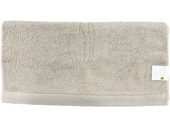 林 テックカラー バスタオル ベージュ BO438028 1枚（ご注文単位1枚）【直送品】