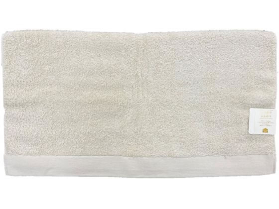 林 テックカラー バスタオル アイボリー BO438013 1枚（ご注文単位1枚）【直送品】