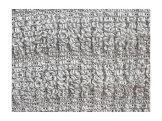 林 パステルウェーブ バスタオル グレー BO601729 1枚（ご注文単位1枚）【直送品】