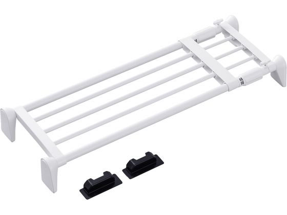 アイリスオーヤマ 超強力伸縮棚 ホワイト H-J-75R 1個（ご注文単位1個）【直送品】