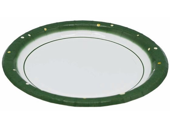 ペーパーウェア 水玉デザインプレート 17cm 100枚 U-7DP 1ﾊﾟｯｸ（ご注文単位1ﾊﾟｯｸ）【直送品】