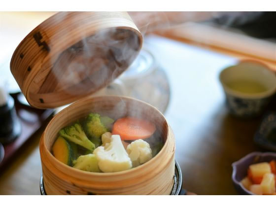 市原木工所 ミニ中華せいろ 2段セット 19cm 1セット(ご注文単位1セット)【直送品】