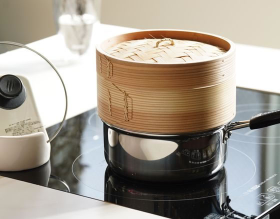 市原木工所 ミニ中華せいろ 2段セット 19cm 1セット(ご注文単位1セット)【直送品】