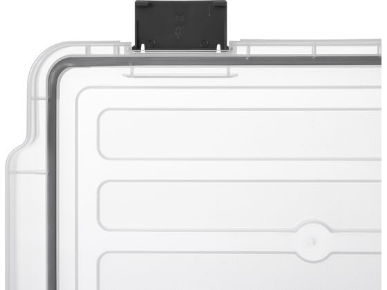 アイリスオーヤマ 密閉バックルコンテナ クリア MBR-45R 1個(ご注文単位1個)【直送品】