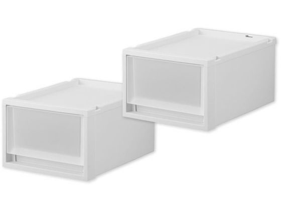 天馬 Fits フィッツケース マルチ 40-30S ホワイトクリア 2個 110015828 1ｾｯﾄ（ご注文単位1ｾｯﾄ）【直送品】