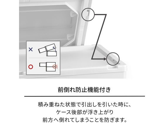 天馬 Fits フィッツケース マルチ 40-35M ホワイトクリア 2個 110015832 1セット(ご注文単位1セット)【直送品】