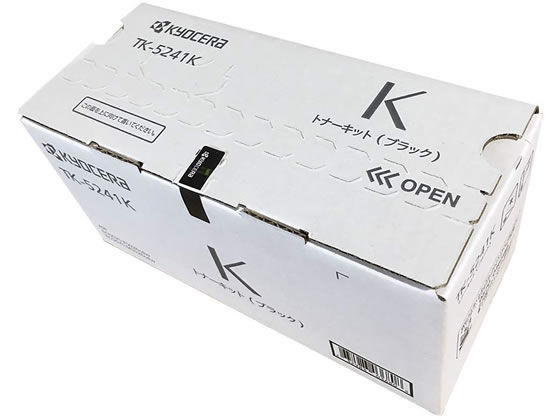 京セラ TK-5241Kブラック トナーカートリッジ 1本（ご注文単位1本）【直送品】