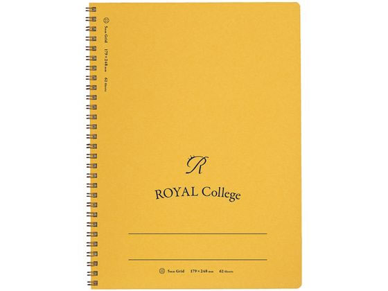 キョクトウ ロイヤルカレッジ B5 方眼罫 5mm方眼罫 62枚 PT202 1冊(ご注文単位1冊)【直送品】