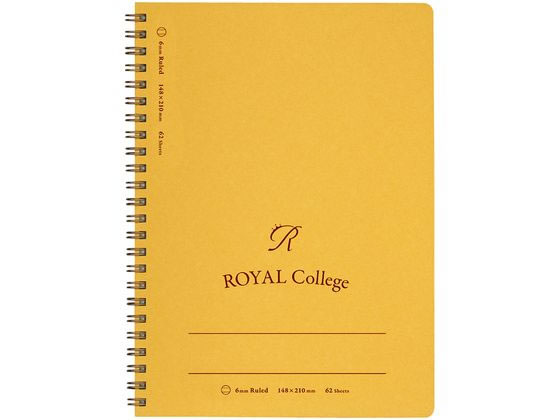 キョクトウ ロイヤルカレッジ A5 横罫 6mm罫29行通し罫 62枚 PT103 1冊（ご注文単位1冊）【直送品】