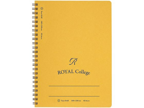 キョクトウ ロイヤルカレッジ A5 方眼罫 5mm方眼罫 62枚 PT203 1冊（ご注文単位1冊）【直送品】