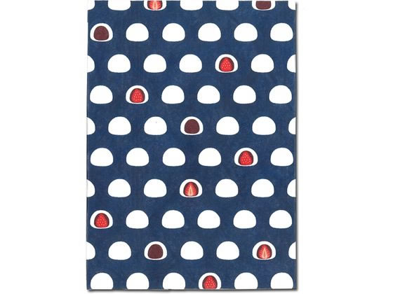 アーティミス フリーサイズブックカバー いちご大福 FFSBCICH 1枚（ご注文単位1枚）【直送品】