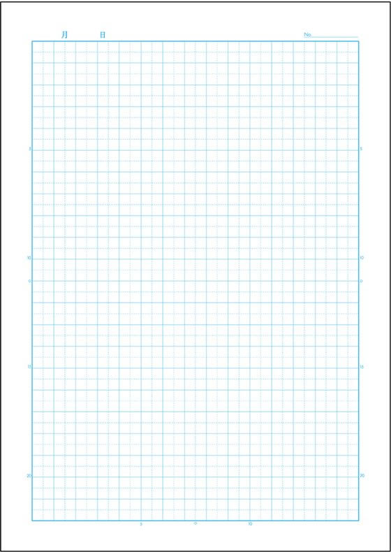 キョクトウ スクールラインプラス 5mm方眼罫 セミB5 30枚 ブルー LSP5B 1冊(ご注文単位1冊)【直送品】