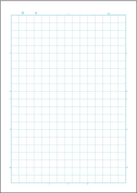 キョクトウ スクールラインプラス 10mm方眼罫 セミB5 30枚 グリーン 1冊(ご注文単位1冊)【直送品】